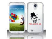 BJ For Samsung Galaxy S4 i9500 Rubberized Hard Design Case Cover Feel like a Sir
