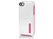 Incipio Dual Pro Shine Case Cover for Apple iPhone 5C White Pink
