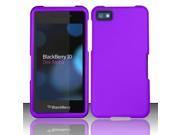 BJ For Blackberry Z10 AT T Sprint T Mobile Verizon Rubberized Cover Case Purple