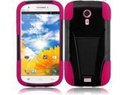 HRW For BLU Studio 5.0 T Stand Cover Black Hot Pink