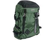 MANHATTAN 439695 15.6 Zippack Heavy Duty Top Loading Backpack Green Black