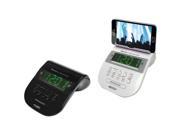 JENSEN JCR 295 Bluetooth Clock Radio with Cellphone Holder