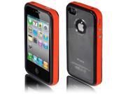 HRW For Iphone 4GS 4G CDMA GSM Tri Fusion Premium Cover Case Red White Black
