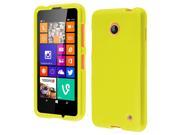 For Nokia Lumia 635 Rubberized Cover Case Yellow