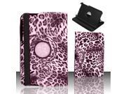 BJ For Samsung Galaxy Tab 3 7.0 Foldable Flap and Stand Horizontal Pouch Purple Cheetah FHP