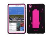 ASMYNA Hot Pink Black Symbiosis Stand Protector Cover compatible with Samsung Galaxy Tab Pro 8.4