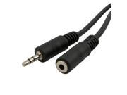 eForCity 3.5mm Stereo Extension M F Cable Compatible With Samsung Galaxy Tab 4 7.0 8.0 10.1 Nexus 5X 6P 12FT Black