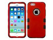 iPhone 6 Case Titanium Solid Tuff Hybrid Case Cover for Apple iPhone 6 4.7 inch Red Black