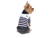Blue White Sailor Navy Boy Stripe T Shirt For Dog Small S