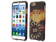 iPhone 6 Case Rubberized Hard Snap on Design Case Cover for Apple iPhone 6 4.7 inch Ace Poker