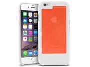iPhone 6 Case eForCity TriTone Case DIY Build Your Own Slim Hard Cover For Apple iPhone 6 4.7 White Clear Orange White