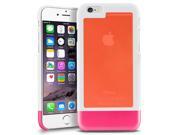 iPhone 6 Case eForCity TriTone Case DIY Build Your Own Slim Hard Cover For Apple iPhone 6 4.7 White Orange Pink