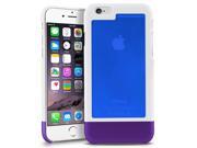 iPhone 6 Case eForCity TriTone Case DIY Build Your Own Slim Hard Cover For Apple iPhone 6 4.7 White Blue Purple