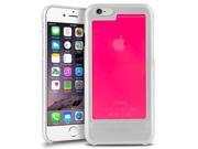 iPhone 6 Case eForCity TriTone Case DIY Build Your Own Slim Hard Cover For Apple iPhone 6 4.7 Clear Hot Pink