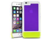 iPhone 6 Case eForCity TriTone Case DIY Build Your Own Slim Hard Cover For Apple iPhone 6 4.7 White Purple Yellow