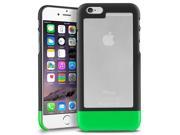 iPhone 6 Case eForCity TriTone Case DIY Build Your Own Slim Hard Cover For Apple iPhone 6 4.7 Black Clear Green