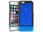 iPhone 6 Case eForCity TriTone Case DIY Build Your Own Slim Hard Cover For Apple iPhone 6 4.7 Black Blue