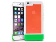 iPhone 6 Case eForCity TriTone Case DIY Build Your Own Slim Hard Cover For Apple iPhone 6 4.7 White Orange Green