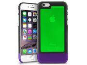 iPhone 6 Case eForCity TriTone Case DIY Build Your Own Slim Hard Cover For Apple iPhone 6 4.7 Black Green Purple