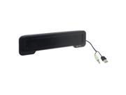 Connectland USB Sound Bar Online Gaming Stereo Speakers 2x2.5W LED Black