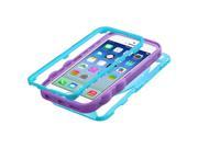 iPhone 6 Case eForCity Rubberized Light Blue Electric Purple Fish Hybrid Case Cover for Apple iPhone 6 4.7
