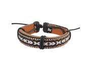 eForCity Handmade Fashion Leather Braided Bracelets Brown
