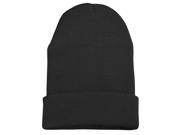 eForCity Unisex Knitted Beanie Hat Black