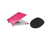 MacBook Pro 15 Case eForCity Hot pink Snap in Rubber Case Comfort Mouse Pad for Apple MacBook Pro 15