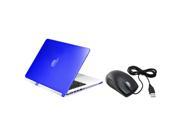 Macbook Pro Retina 13 Case eForCity Blue Snap in Rubber Case optical mouse for Apple MacBook Pro with Retina Display 13