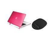 Macbook Pro Retina 15 Case eForCity Pink Snap in Rubber Case Comfort Mouse Pad for Apple MacBook Pro with Retina Display 15