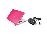 Macbook Pro 13 Case eForCity Hot Pink Snap in Rubber Case optical mouse for Apple MacBook Pro 13