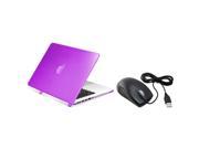 Macbook Pro Retina 13 Case eForCity Purple Snap in Rubber Case optical mouse for Apple MacBook Pro with Retina Display 13