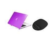 Macbook Pro Retina 13 Case eForCity Purple Snap in Rubber Case Comfort Mouse Pad for Apple MacBook Pro with Retina Display 13