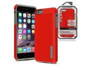 Incipio Dualpro Red Charcoal Case for iPhone 6 Large 5.5in IPH 1195 REDGRY