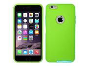 Apple iPhone 6 Plus Case eForCity Dual Layer Hybrid TPU Rubber PC Case Cover For Apple iPhone 6 Plus Green