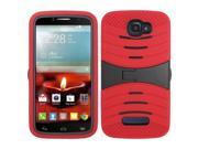 Alcatel One Touch Fierce 2 7040T Case eForCity UCASE Cover w Kickstand and Screen Installed for Alcatel One Touch Fierce 2 Red UCASE