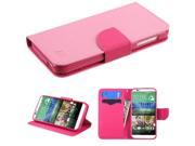 HTC Desire 510 Case eForCity Stand Folio Flip Leather Wallet Case Cover For HTC Desire 510 Pink