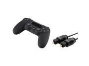 eForCity 3FT Digital Optical Audio TosLink Cable Molded Black Case for Sony PS4