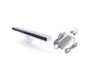 eForCity Wireless Remote Sensor Bar Wall Home Travel Charger For Nintendo Wii Controller