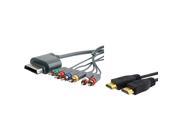 eForCity For Microsoft xbox 360 HD TV Component AV A V Cable Premium HDMI