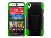 eForCity T Stand Cover Case for HTC Desire Eye Black Neon Green