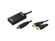 eForCity Micro USB to MHL Adapter 6FT HDMI Cable For Samsung Galaxy S III S IV i9500 SV S5 Note II III N9000