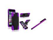 eForCity Purple Hybrid T Stand Case Cover Clip Stylus Pen For Apple iPhone 6 Plus 5.5 inch