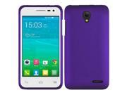 Alcatel One Touch Pop Star Case eForCity Rubberized Hard Snap in Case Cover For Alcatel One Touch Pop Star Purple