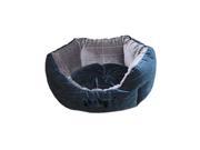 eForCity Teal Gray Color Velvet Clam Shell Bed Large