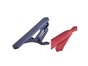 eForCity Red Men Necktie and 1.5 Purple Plain Tie Clip