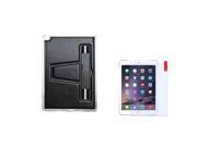 eForCity For iPad Air 2 TPU Gel Rubber Soft Skin Case w Stand Protector Black