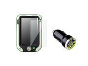 eForCity Clear LCD Screen Protector Guard with 2 Port USB Car Charger Adapter For LeapFrog LeapPad 3 Ultra Ultra Xdi