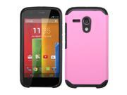 Motorola Moto G 1st Gen Case eForCity Dual Layer [Shock Absorbing] Protection Hybrid Rubberized Hard PC Silicone Case Cover for Motorola Moto G 1st Gen