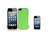 Apple iPhone 5 5S Case eForCity Hard Snap in Case Cover w Diamond for Apple iPhone 5 5S w Screen Protector Neon Green